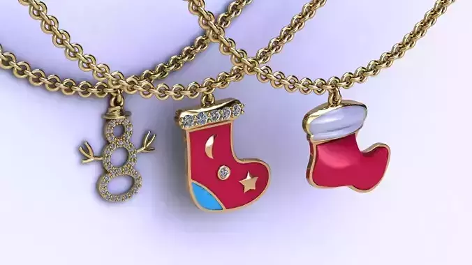 3model pendant jewelery 3D print model