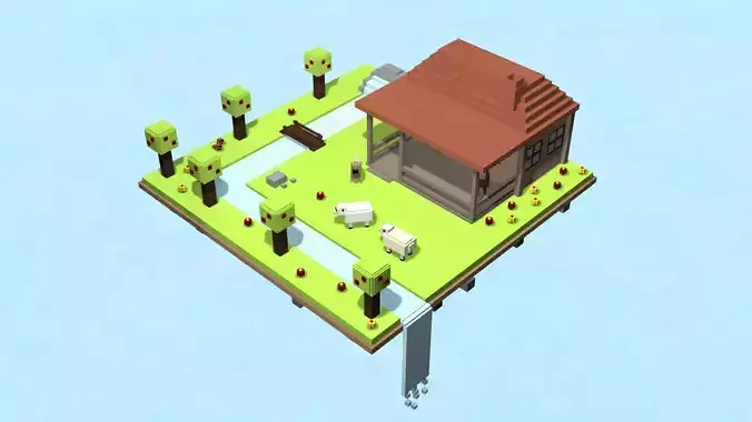 Voxel Village House