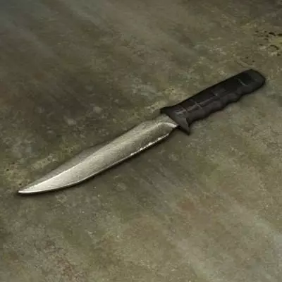 Army knife Low-poly 3D model_0