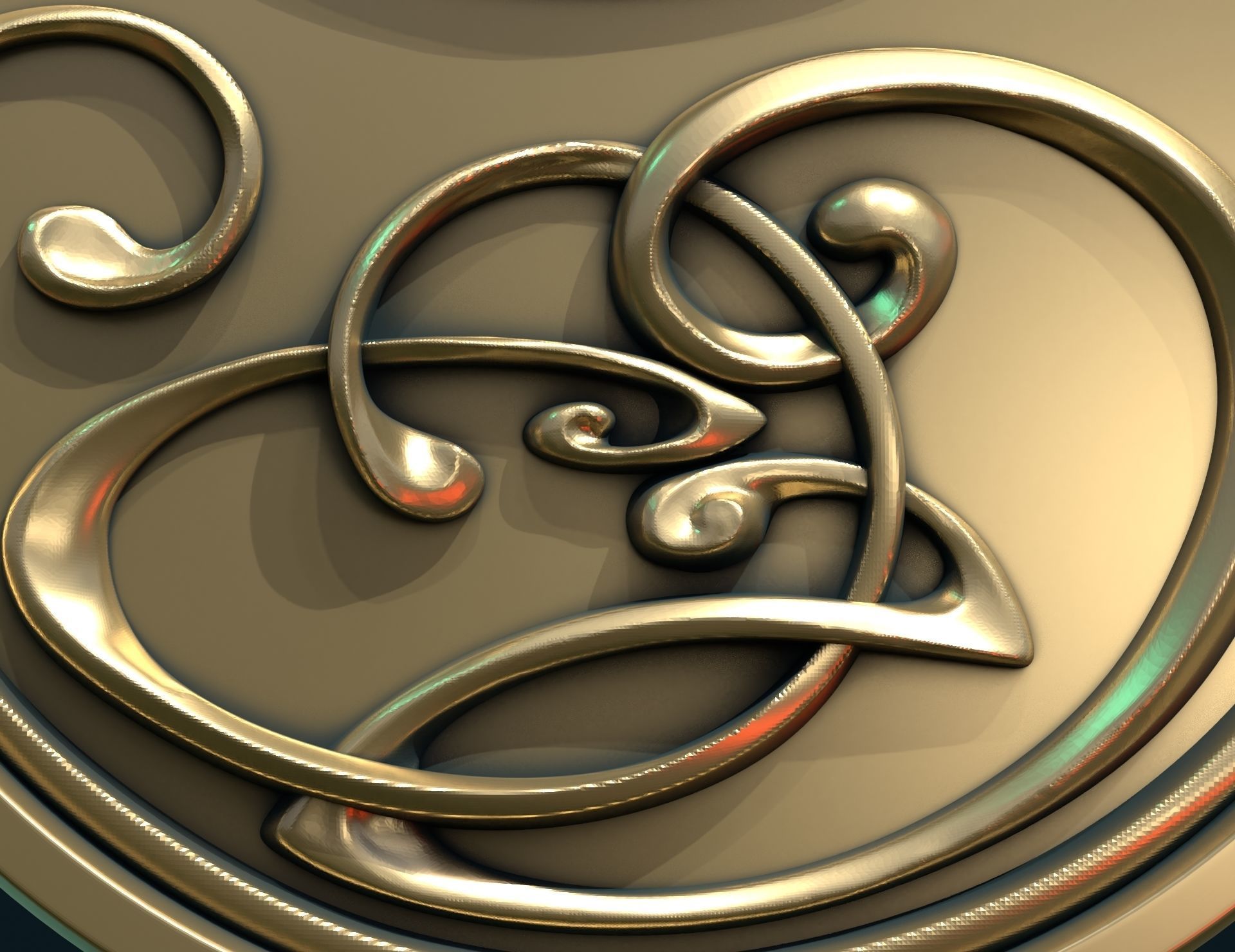 Abstract Magic Pendant 3D print model_11