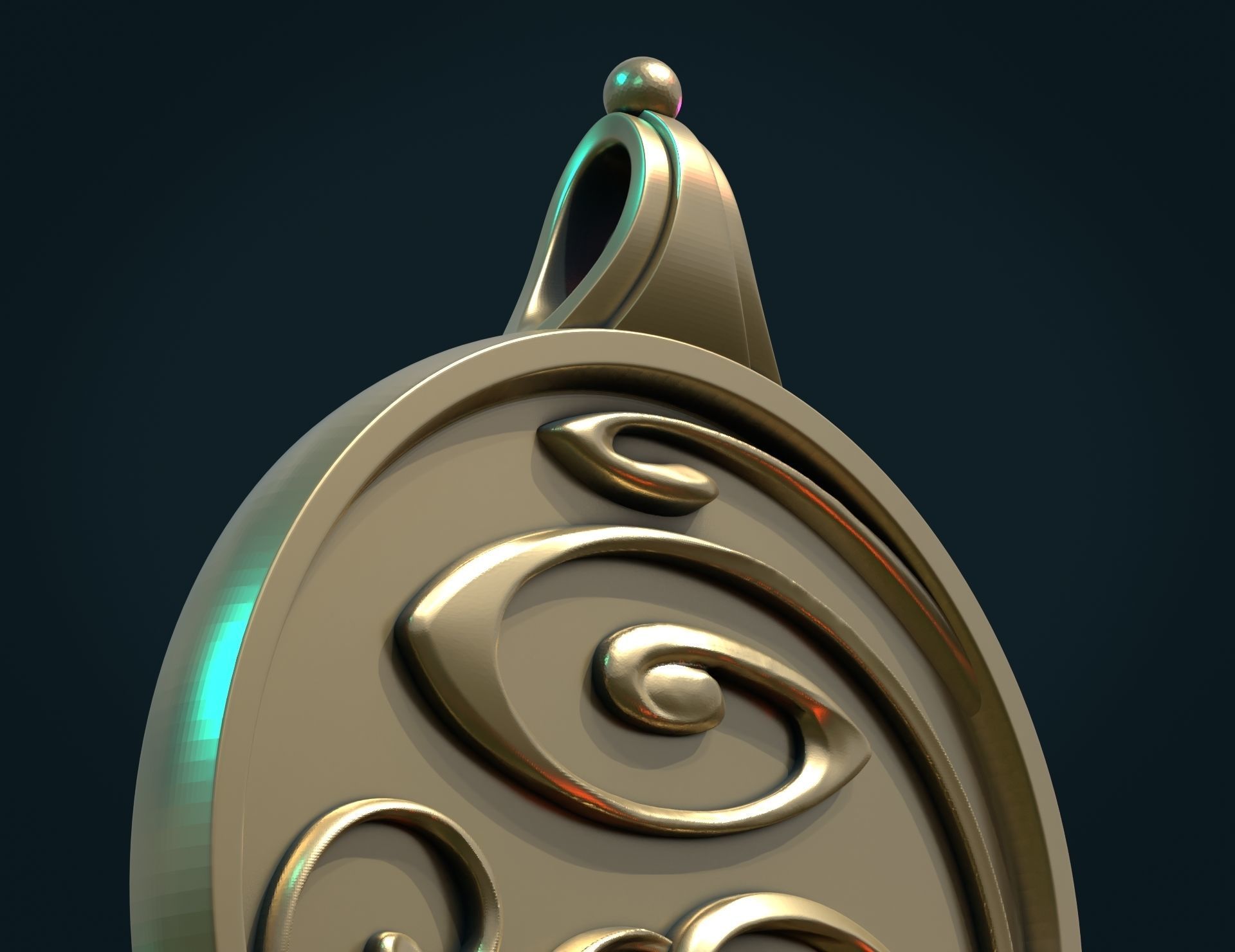 Abstract Magic Pendant 3D print model_7