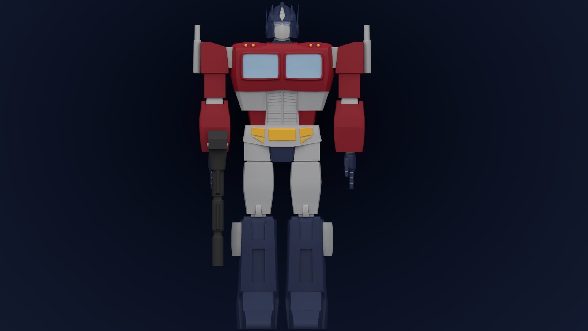 Optimus Prime 3D model_2