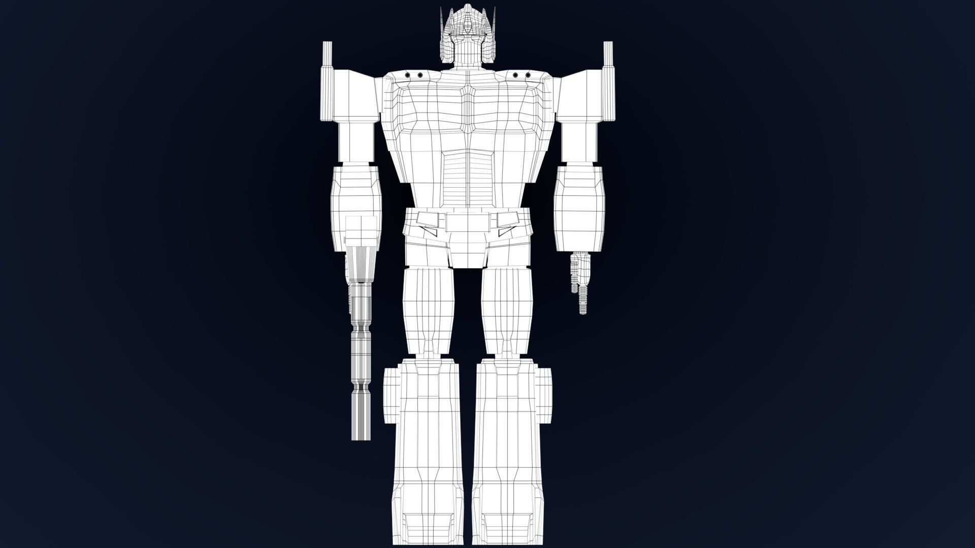 Optimus Prime 3D model_7