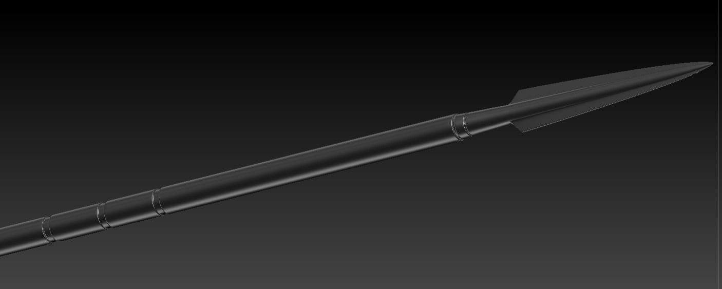 The Mandalorian Beskar spear from the Tv show 3d printable 3D print model_10