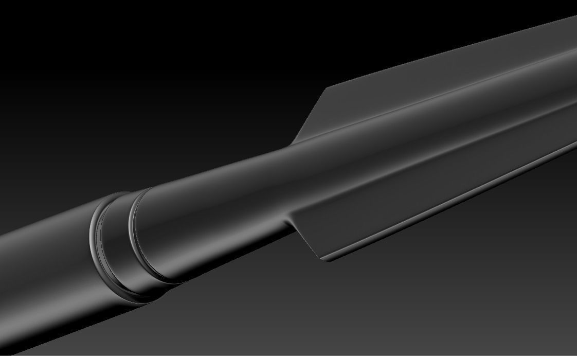 The Mandalorian Beskar spear from the Tv show 3d printable 3D print model_5