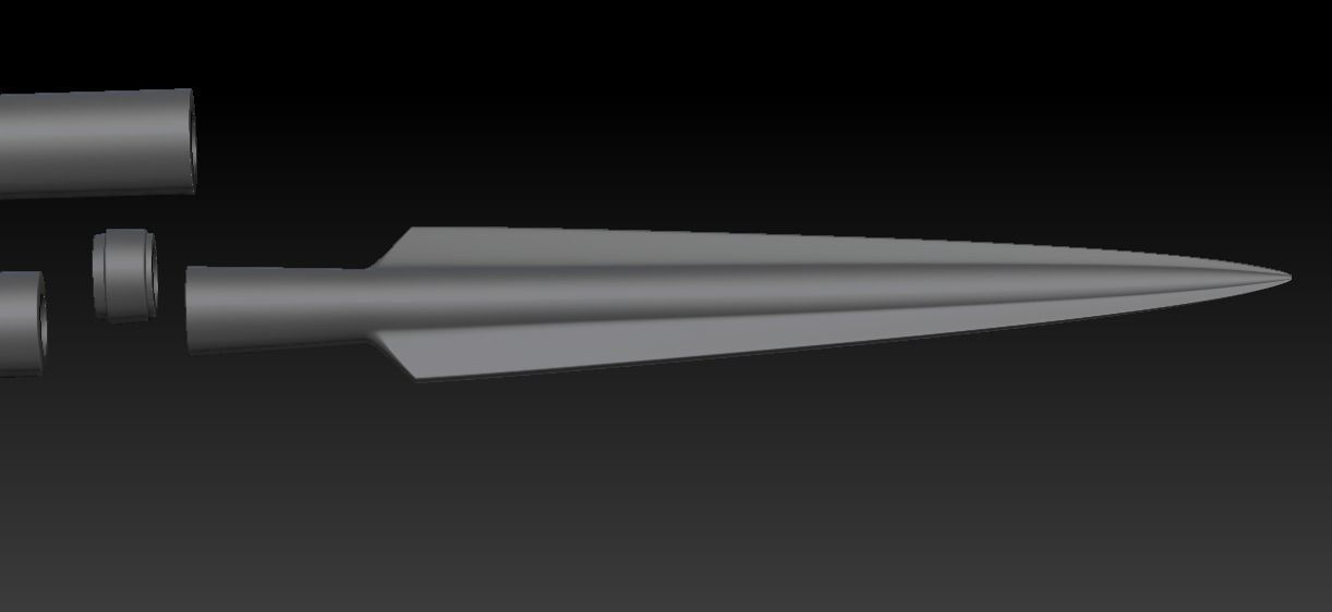 The Mandalorian Beskar spear from the Tv show 3d printable 3D print model_19