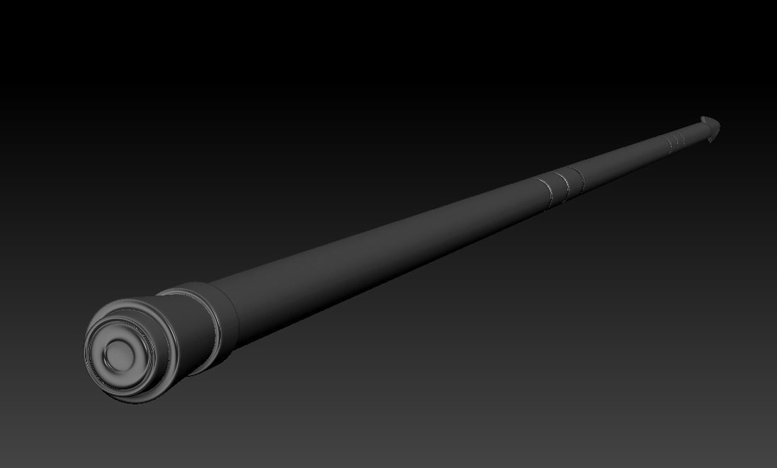 The Mandalorian Beskar spear from the Tv show 3d printable 3D print model_7