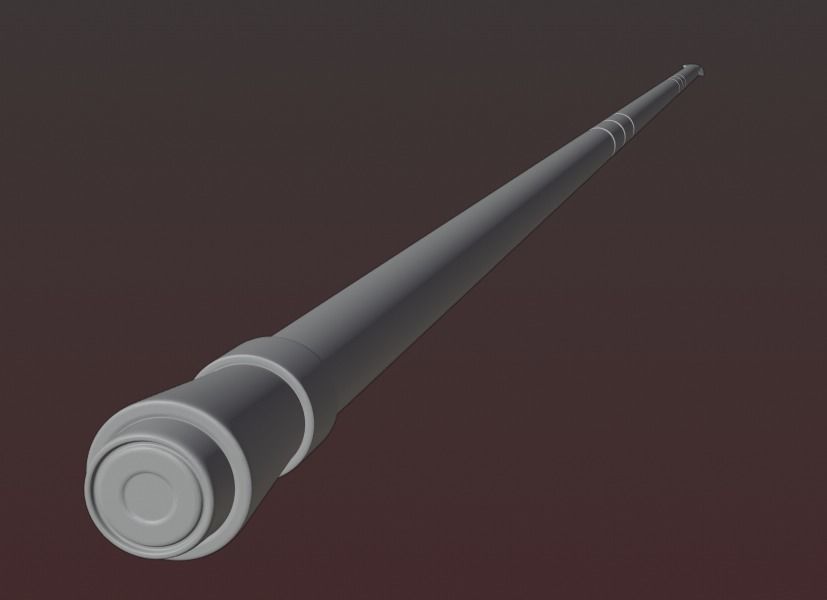 The Mandalorian Beskar spear from the Tv show 3d printable 3D print model_4