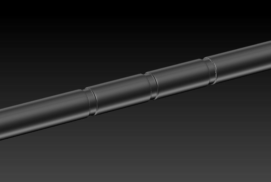 The Mandalorian Beskar spear from the Tv show 3d printable 3D print model_12