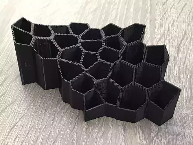Geometric Pencil Holder - Voronoi
