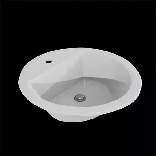 KOHLER Bathroom Sink Single-Hole Faucet Drilling White
