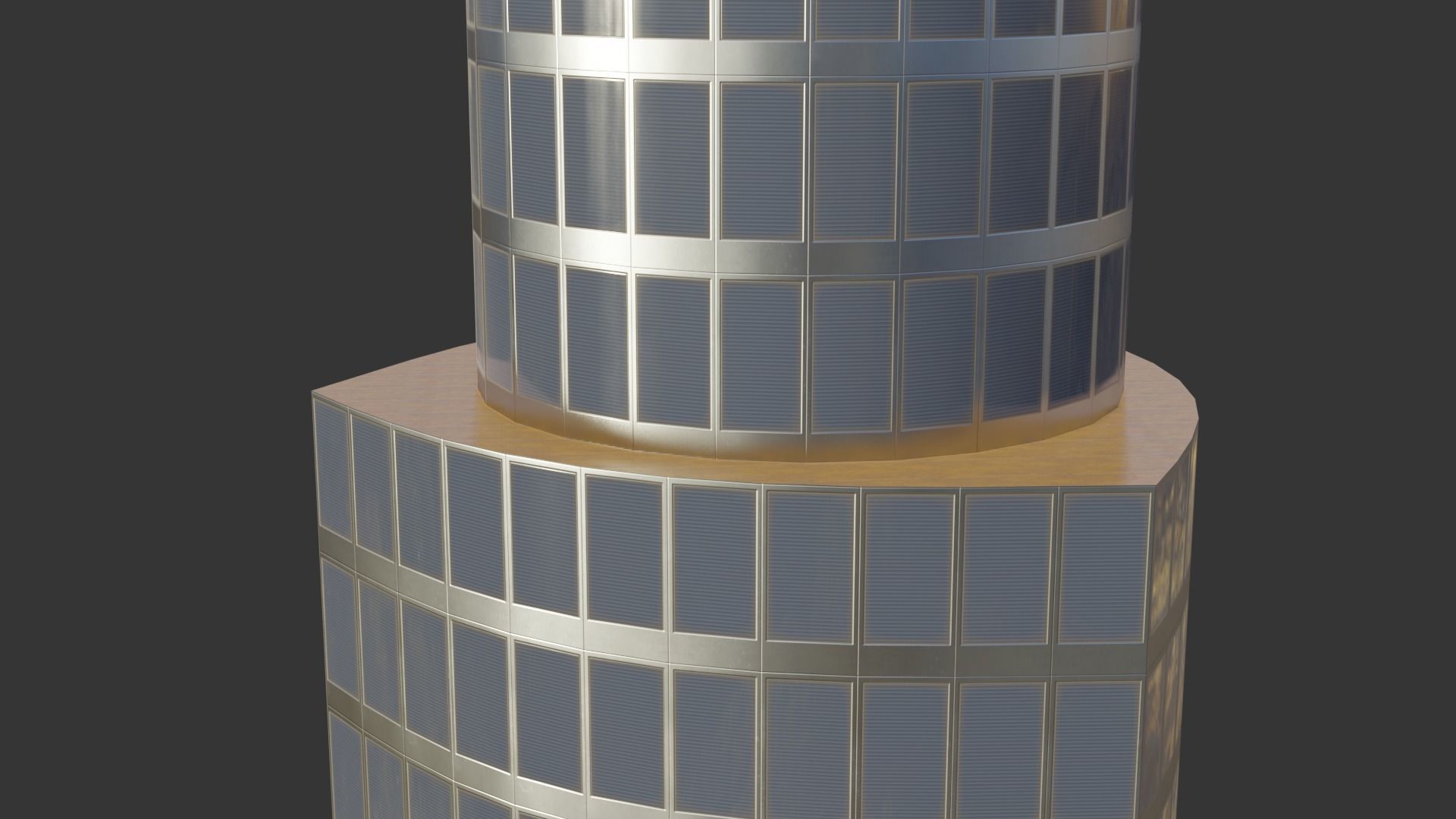 Burj Khalifa Low-poly 3D model_13