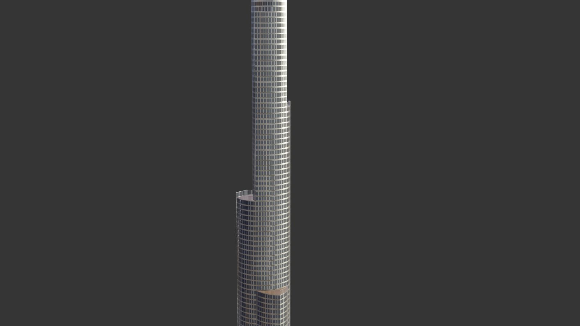 Burj Khalifa Low-poly 3D model_4
