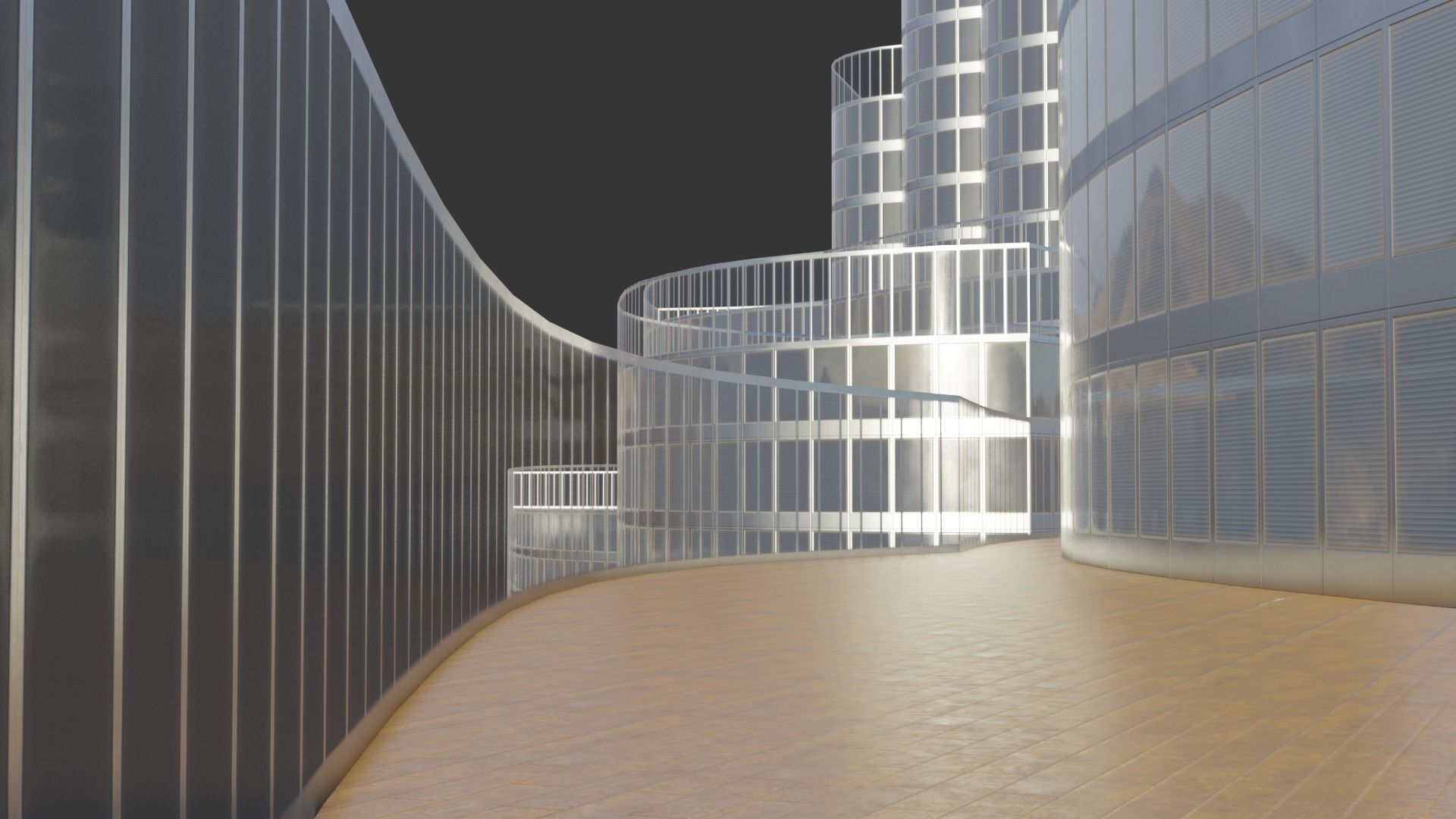 Burj Khalifa Low-poly 3D model_10