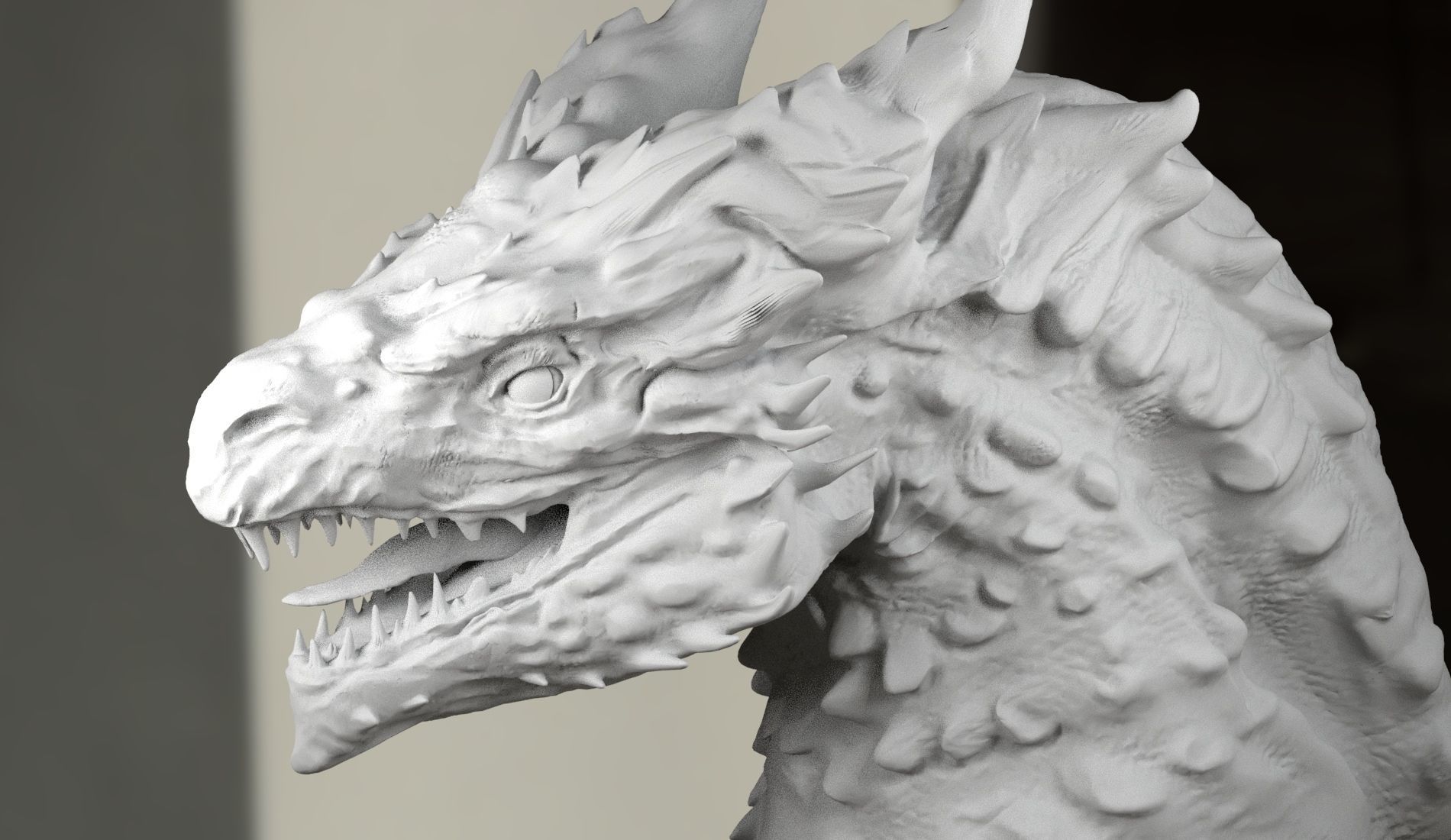 Dragon Young Blood Low-poly 3D model_1
