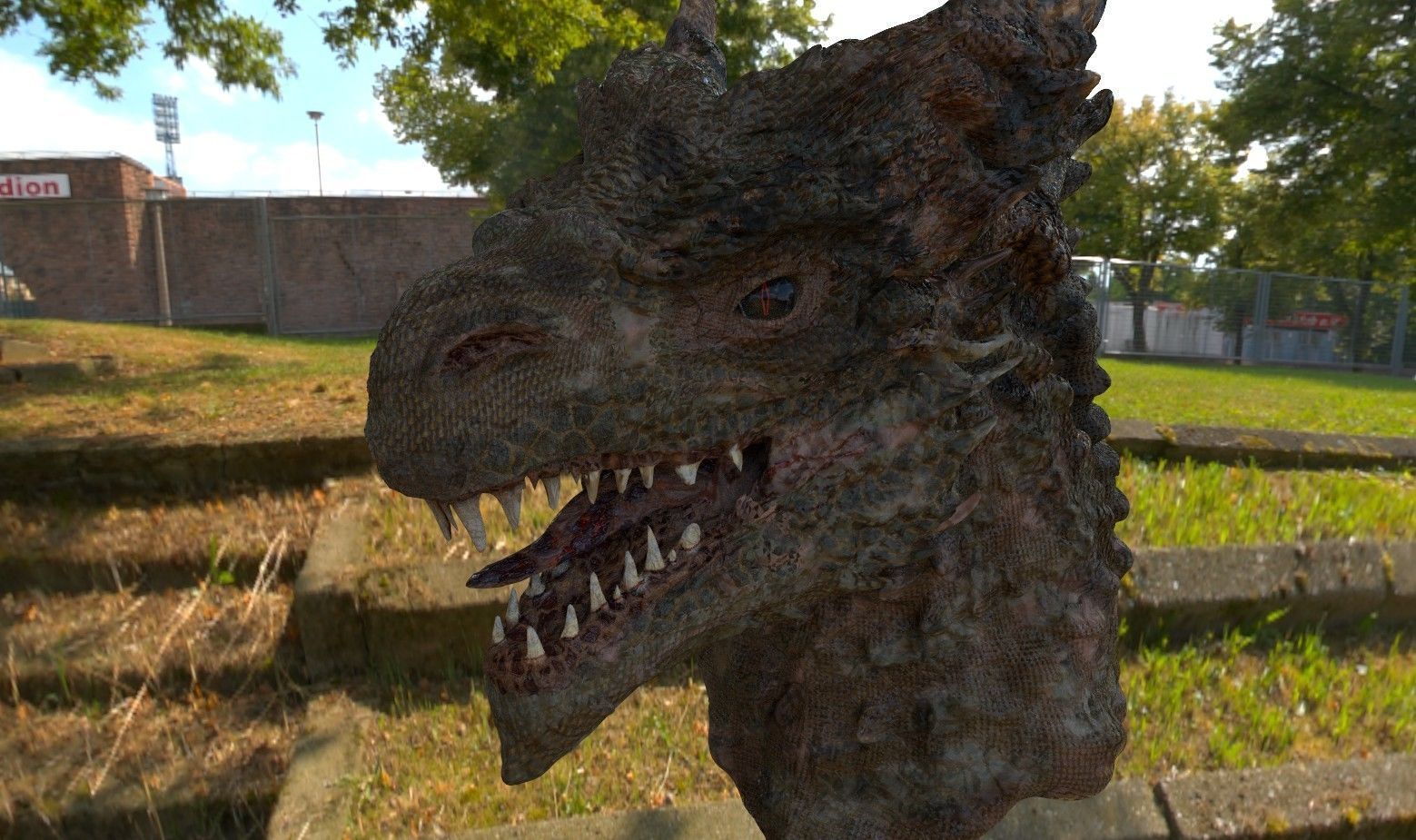 Dragon Young Blood Low-poly 3D model_4