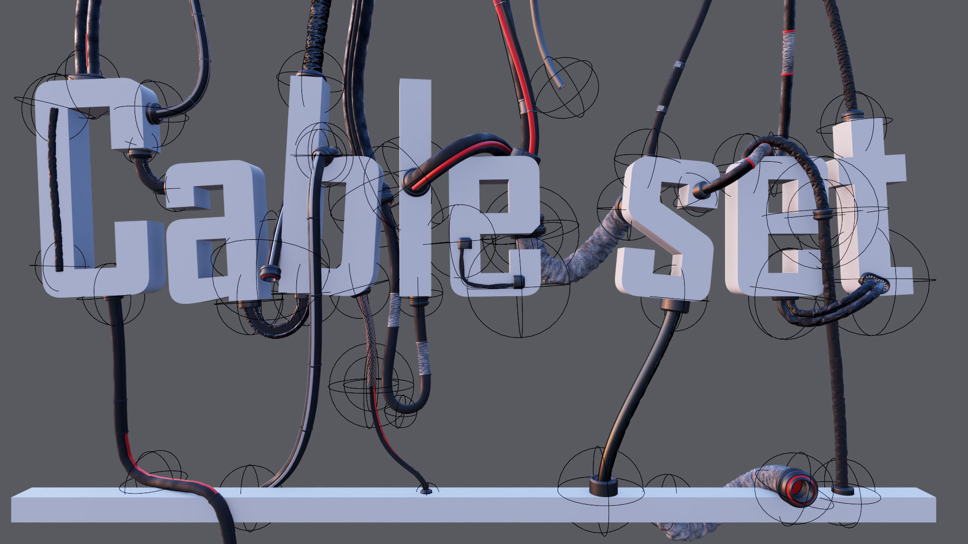 cable set 01 3D model_6