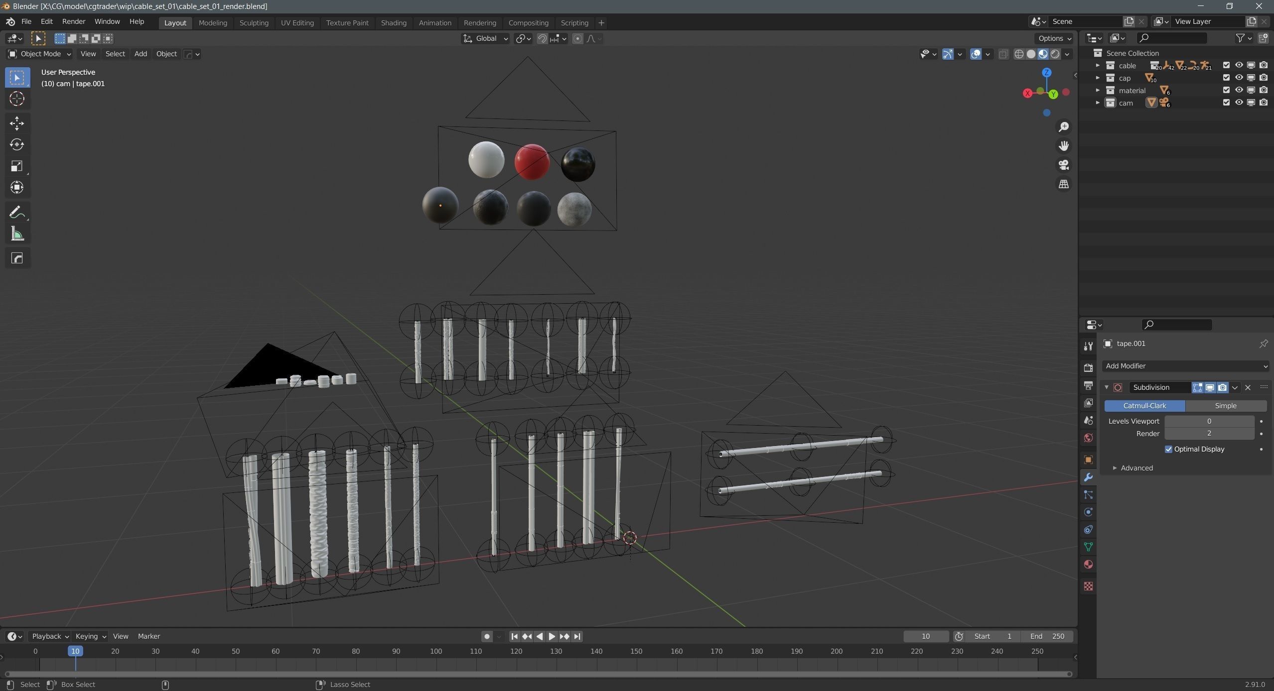 cable set 01 3D model_30