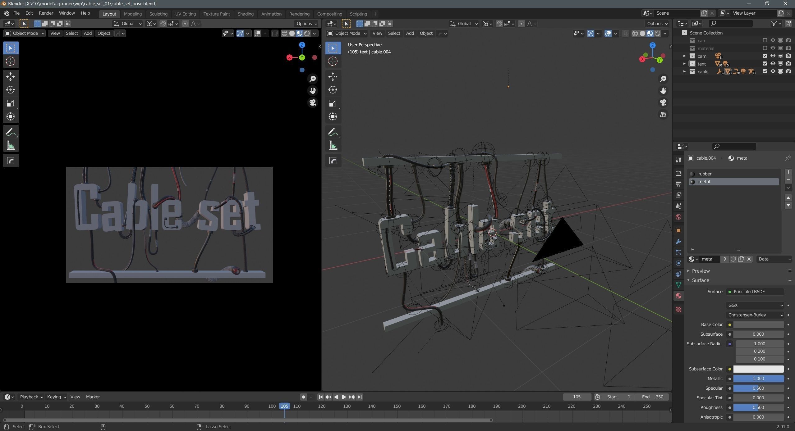 cable set 01 3D model_31