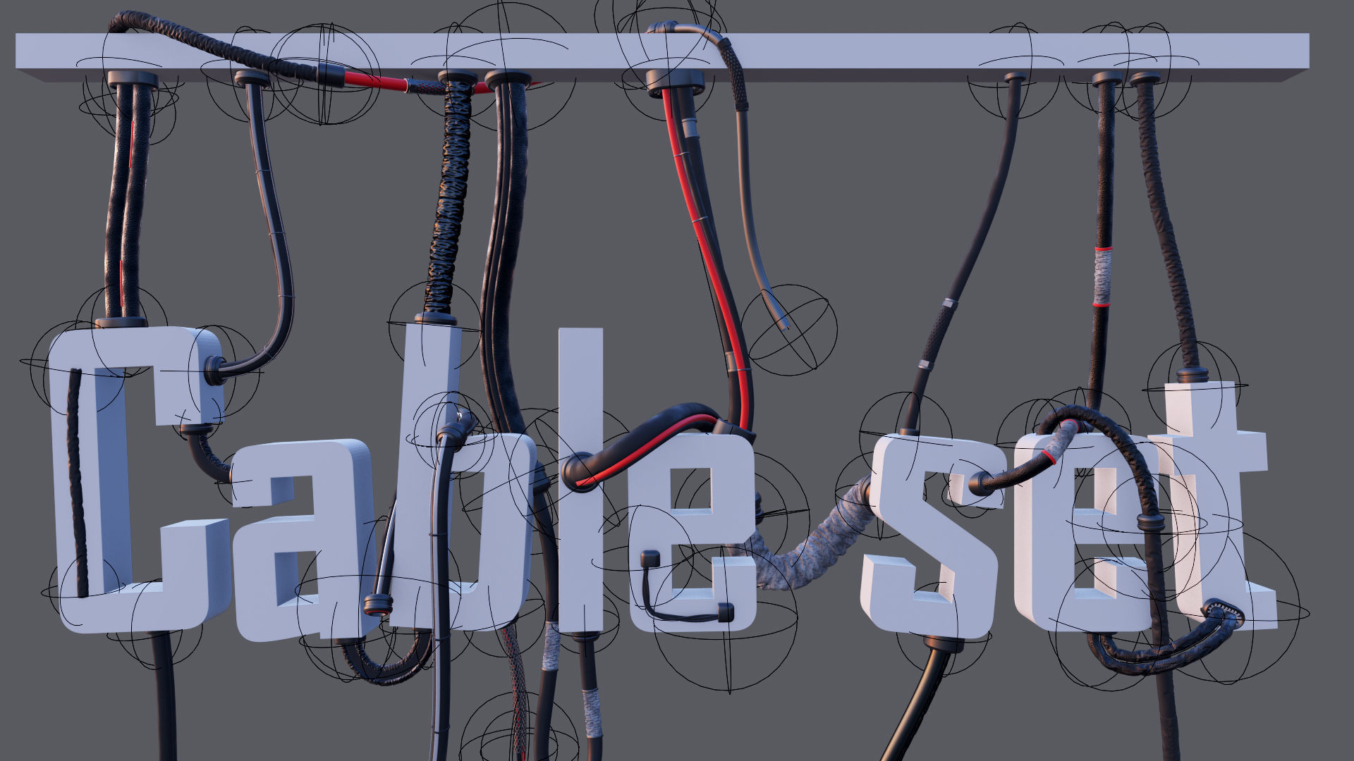 cable set 01 3D model_5