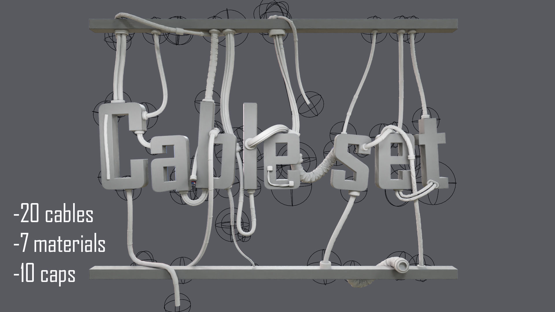 cable set 01 3D model_4