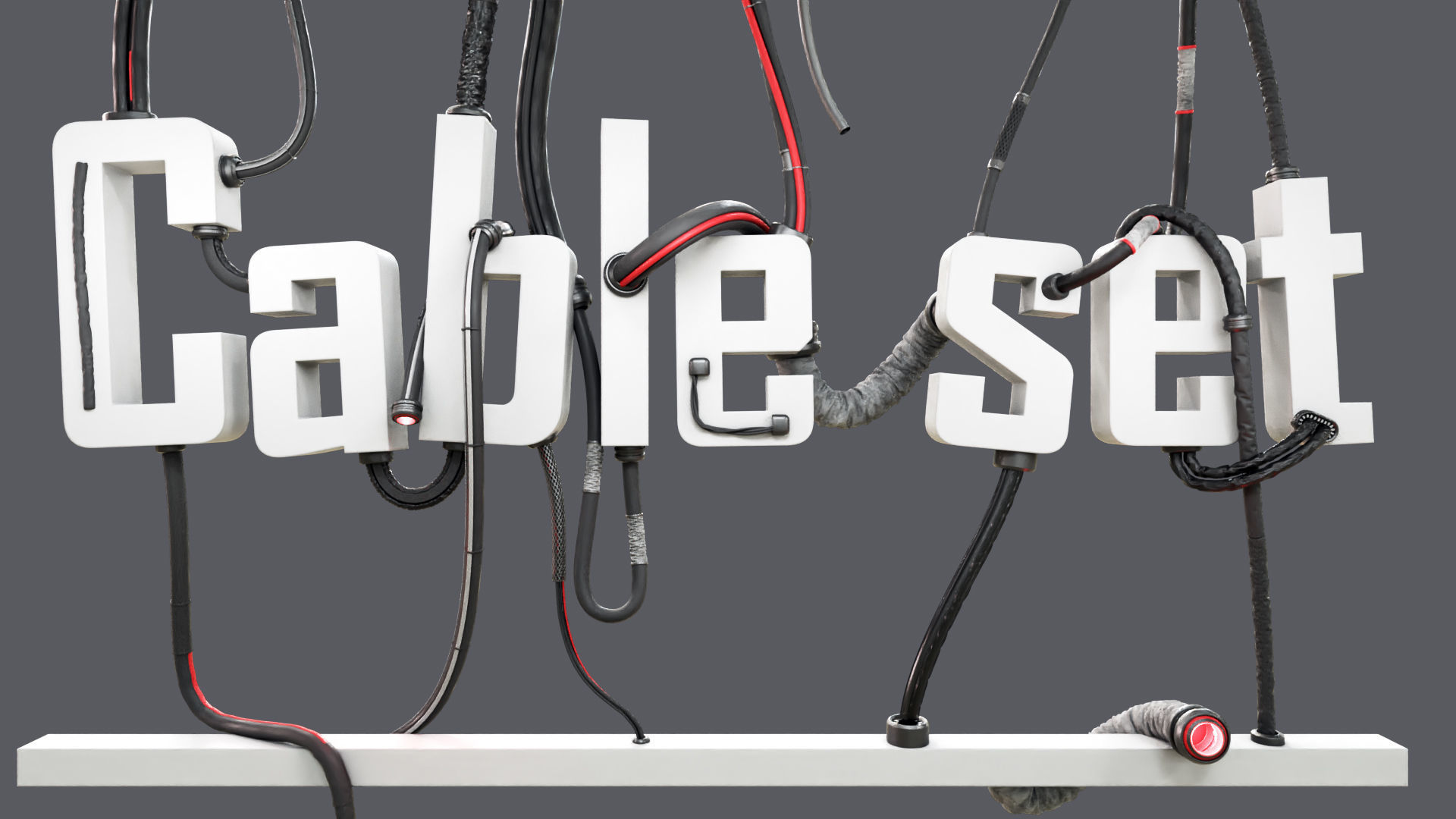 cable set 01 3D model_8