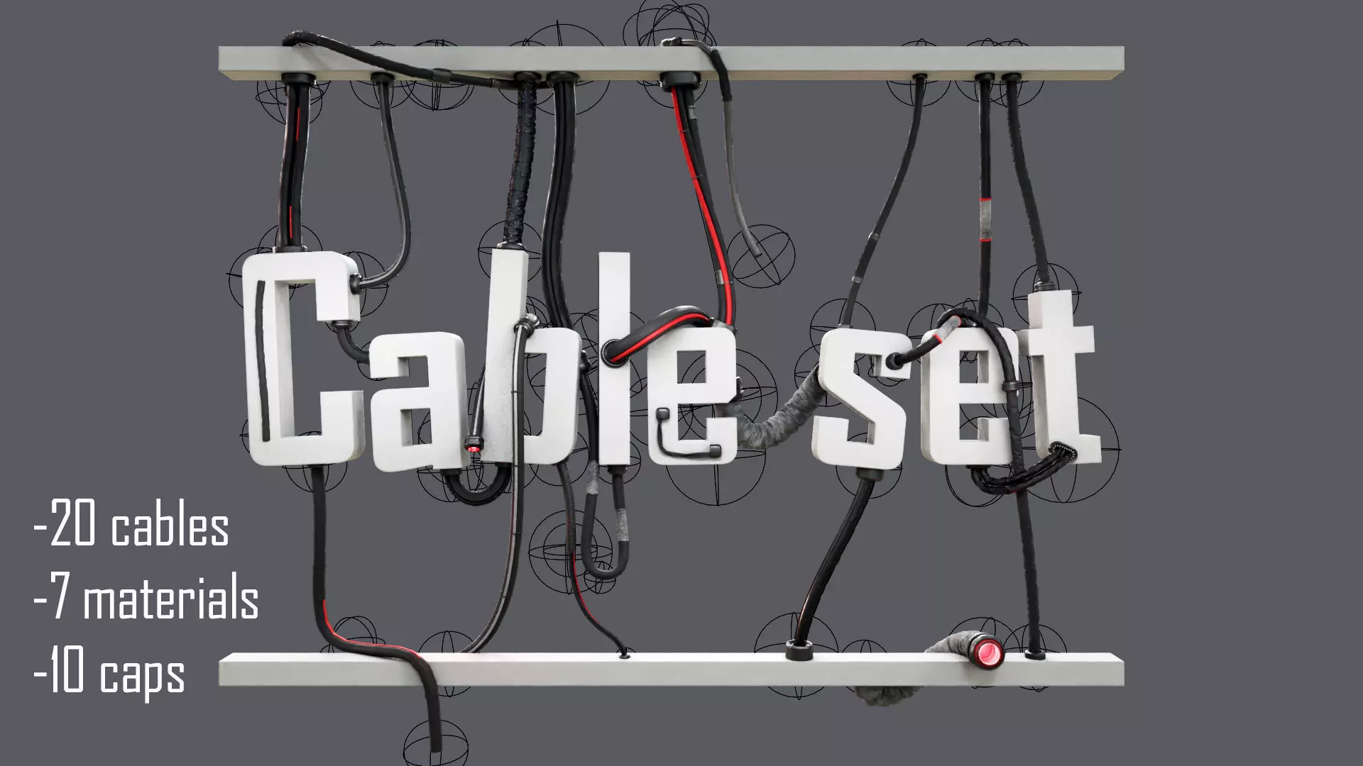 cable set 01 3D model_0