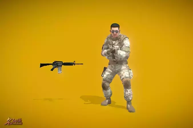 Battle Royale Soldier 6