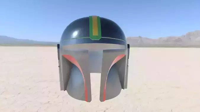 Star Wars Mandalorian Helmet STL File Fusion 360