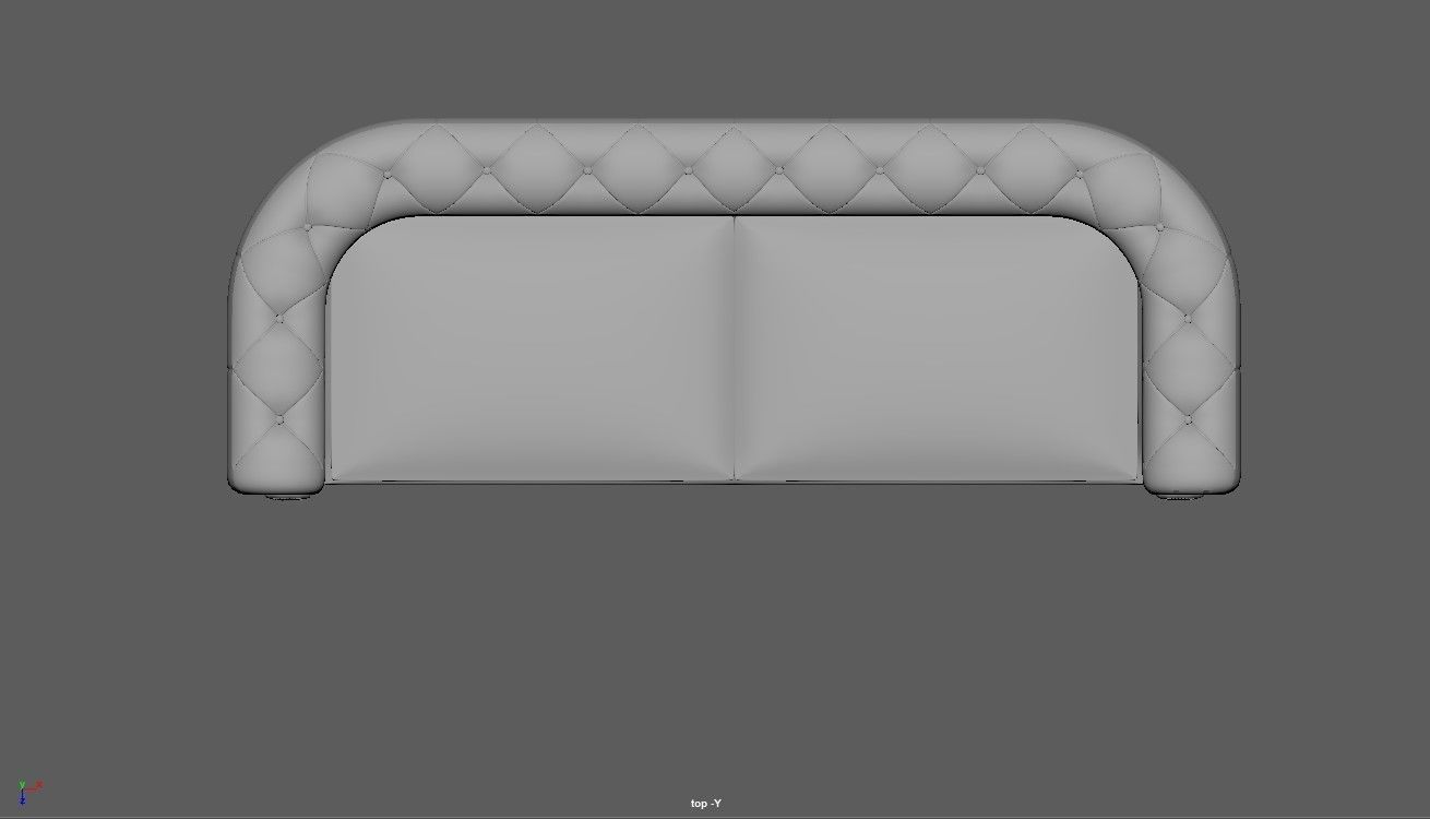 Chesterfield Sofa 3D model_10