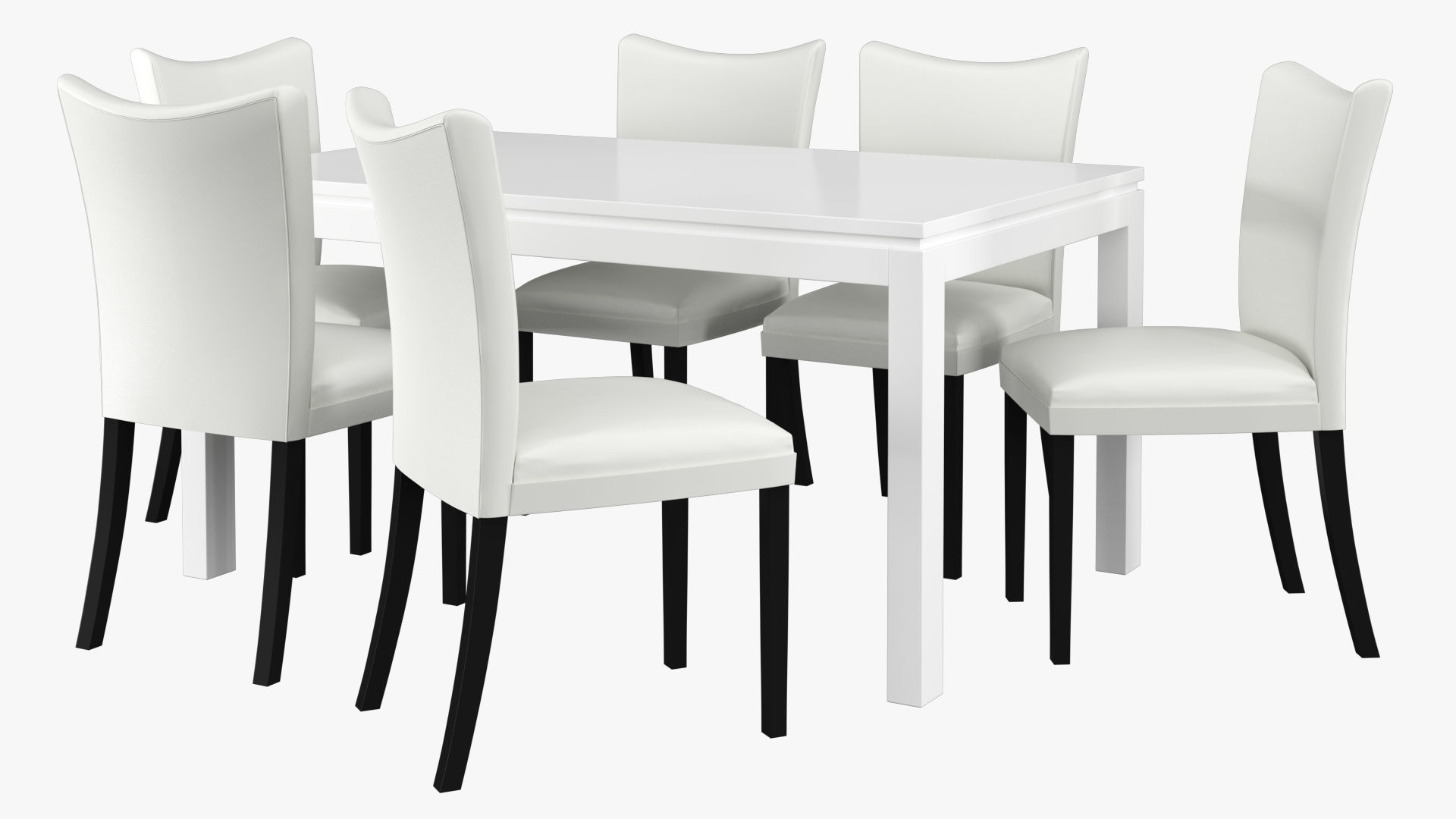 Lamia Dining Table Free 3D model_2