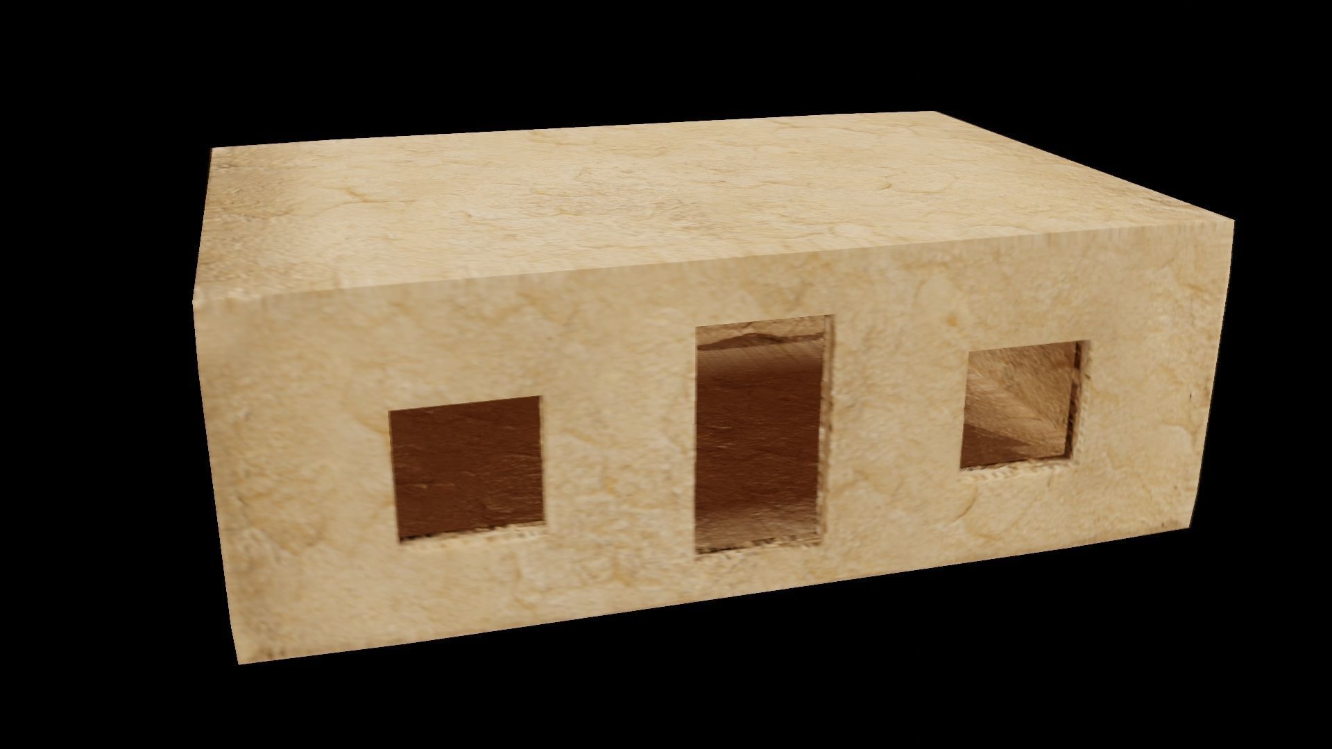 RockStone House with Unreal engine files uproject Free low-poly 3D model_7