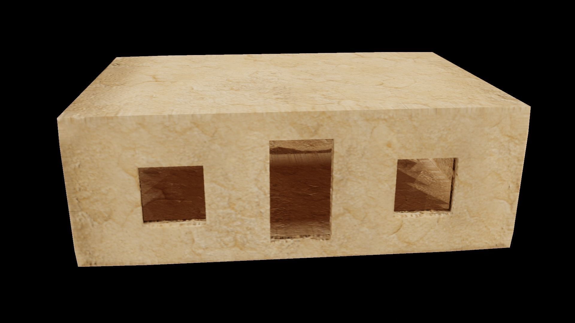 RockStone House with Unreal engine files uproject Free low-poly 3D model_8