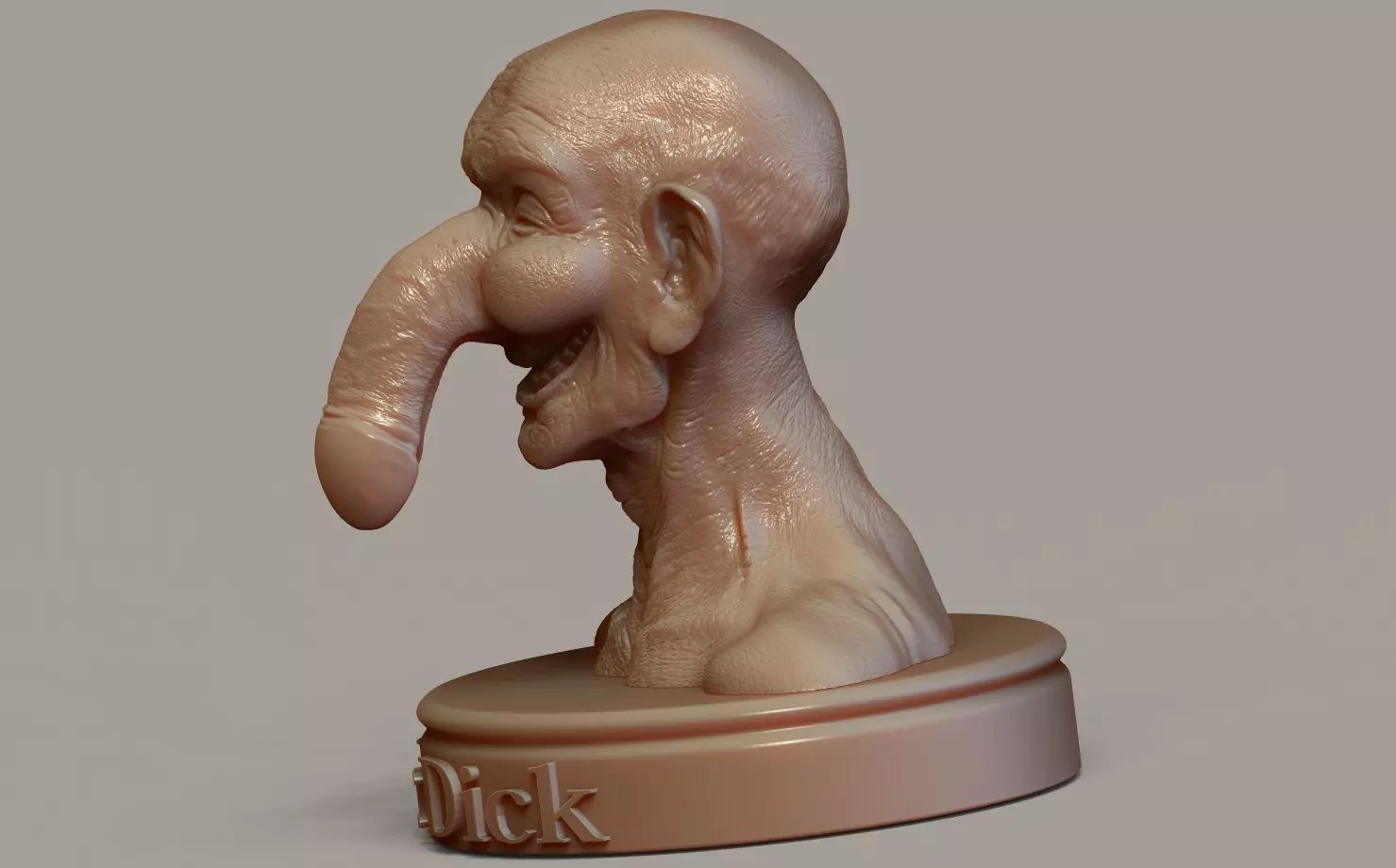Mr Dick is comming  3D print model_0