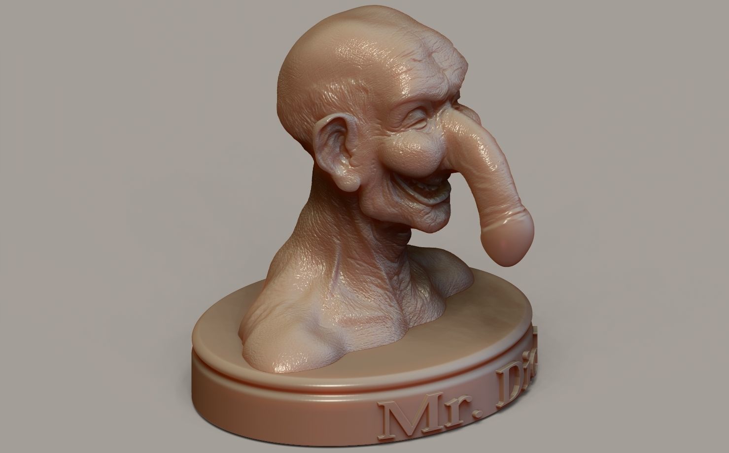 Mr Dick is comming  3D print model_8
