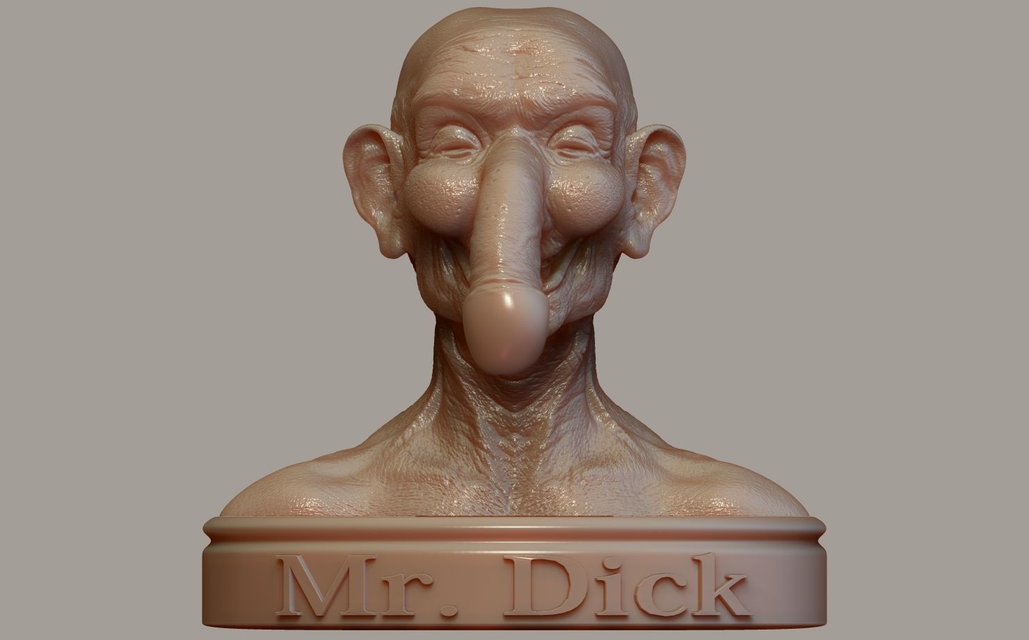 Mr Dick is comming  3D print model_9