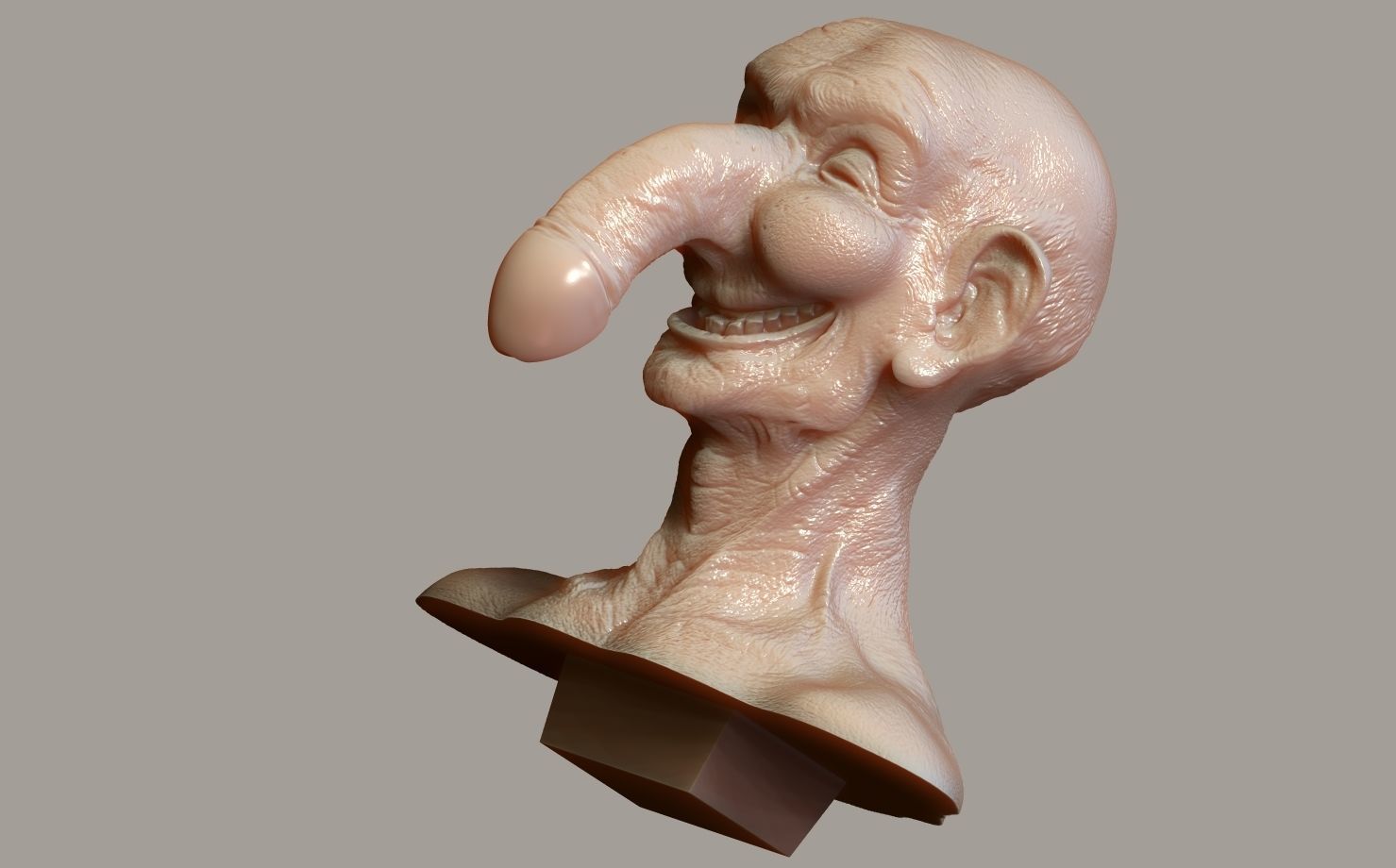 Mr Dick is comming  3D print model_1