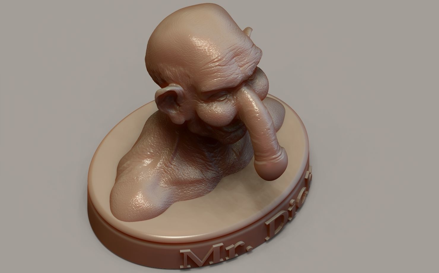 Mr Dick is comming  3D print model_11