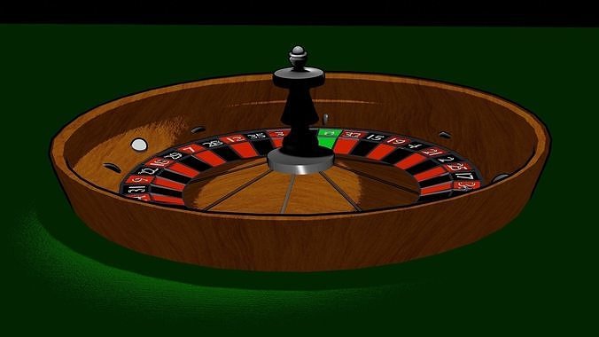 Roulette casino roule 3D model
