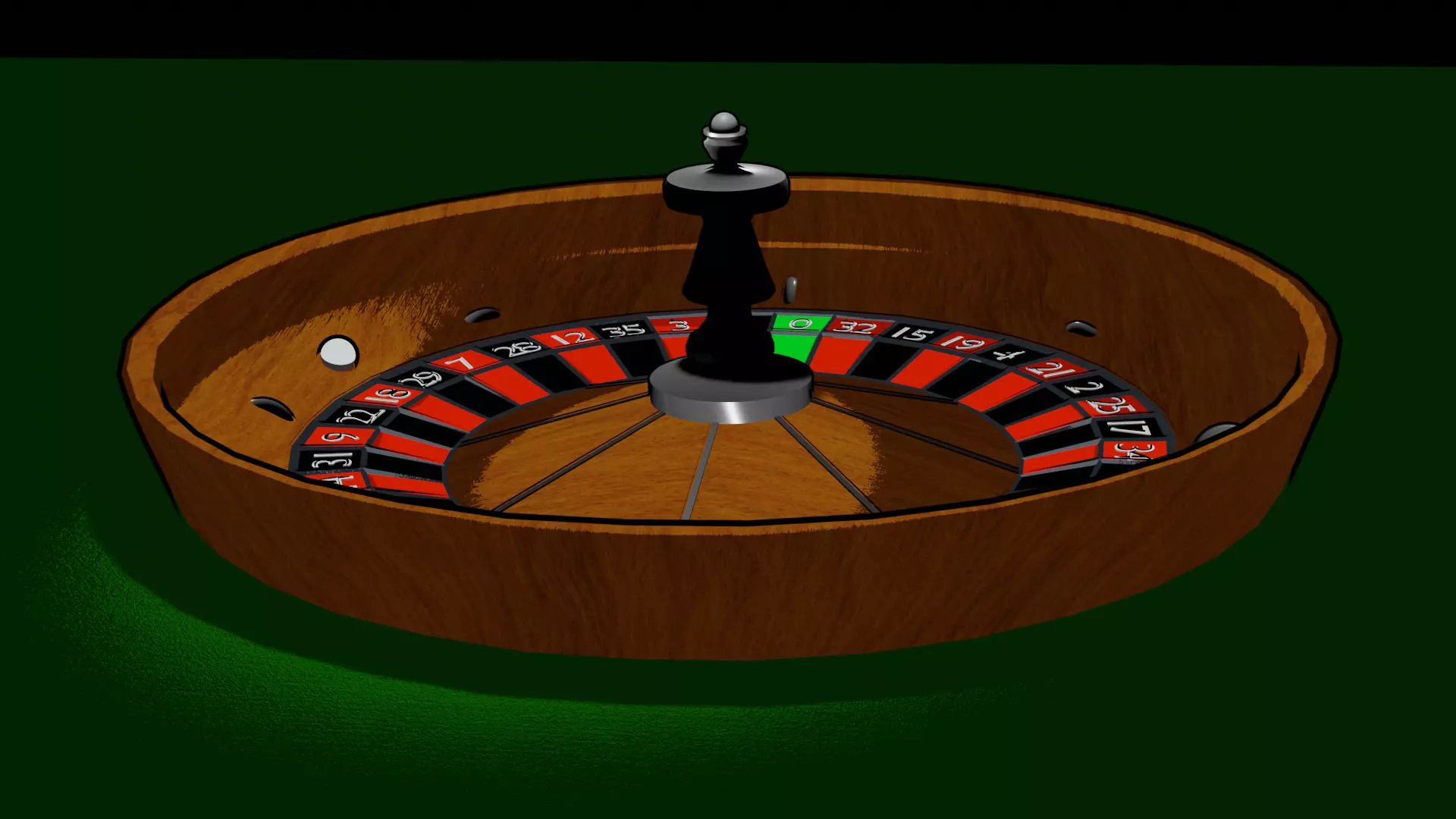 Roulette casino roule 3D model