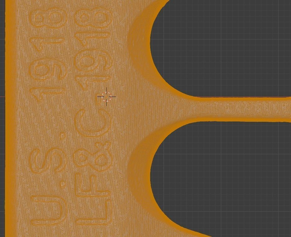 Brass knuckle US 1918  3D model_5