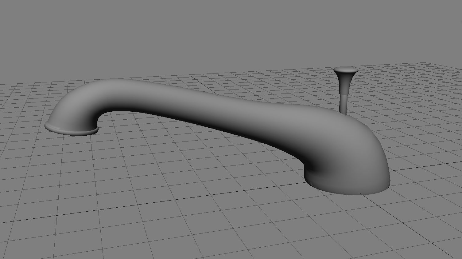 Bathroom Faucet 3D Model Low-poly 3D model_5