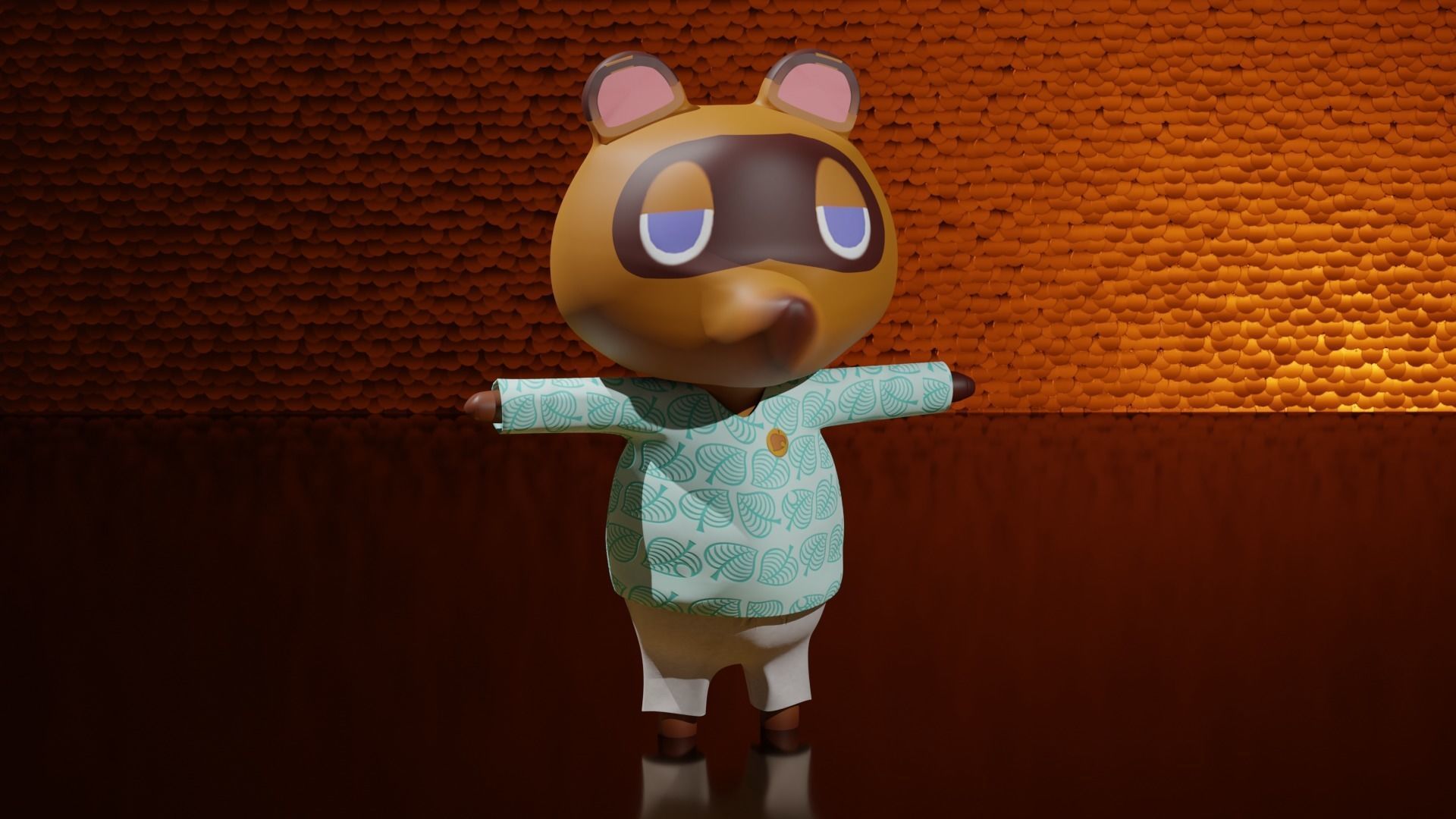 Tom Nook - Animal Crossing 3D model_7