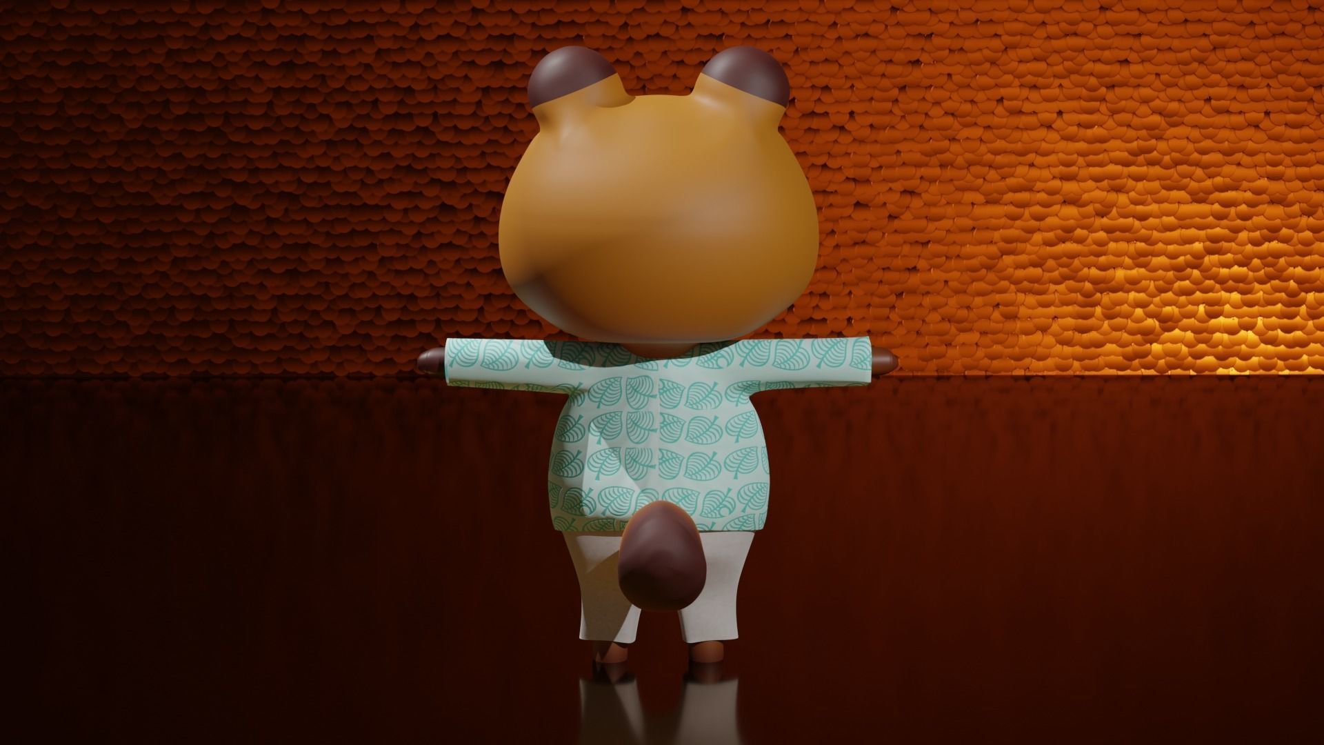 Tom Nook - Animal Crossing 3D model_5