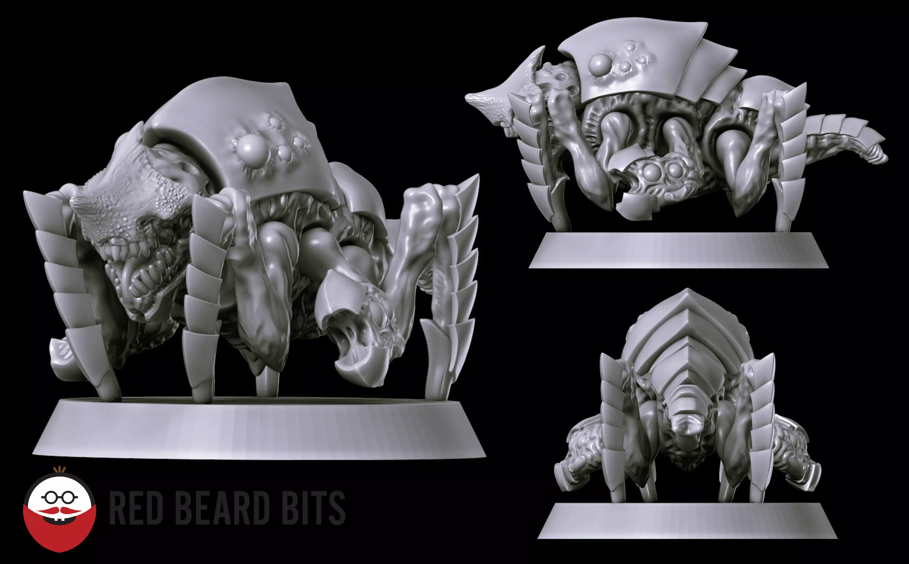 Xenoteras Pawns 3D print model_0