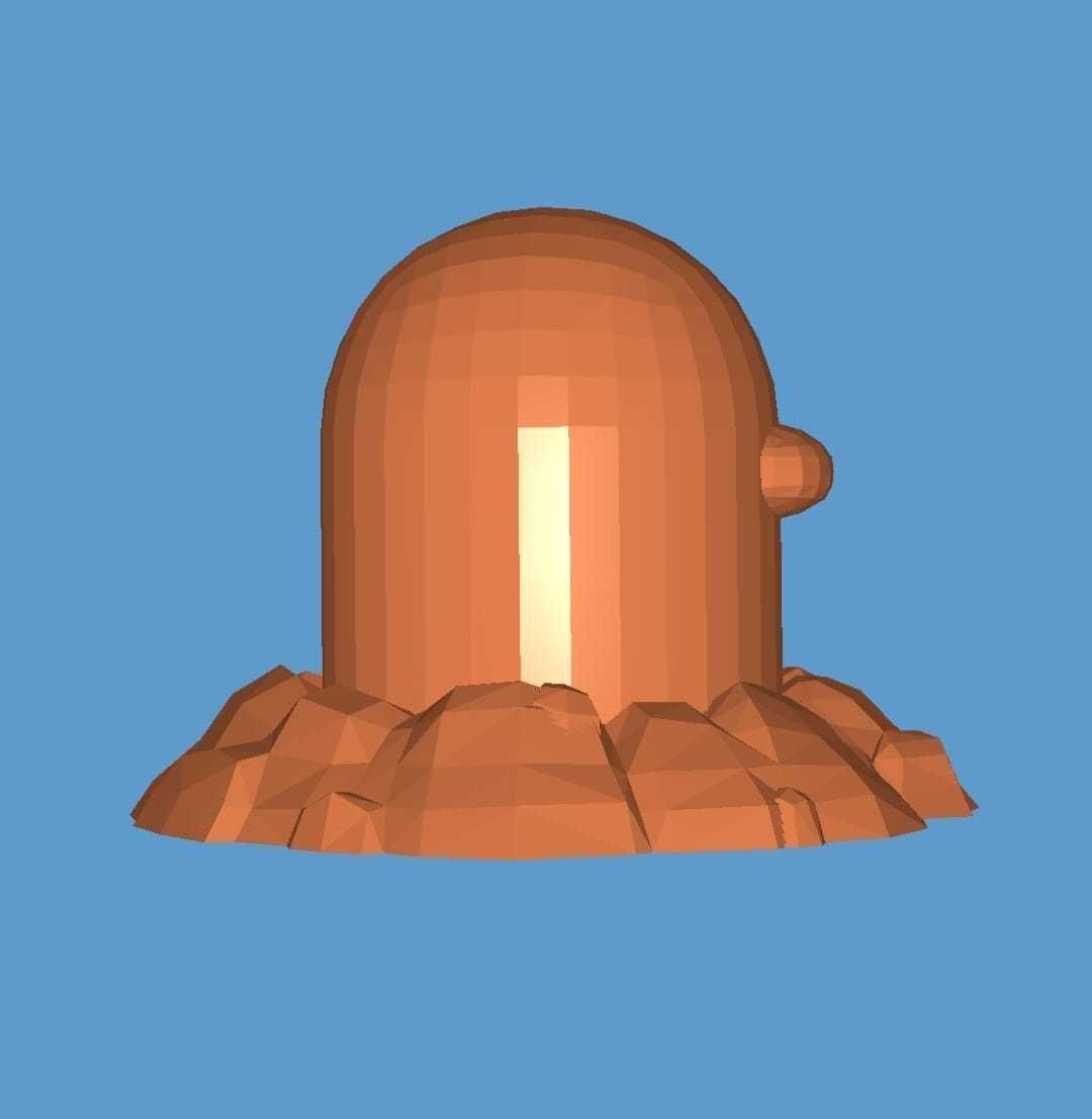 MakeIT Pokemon Diglet 3D model_2