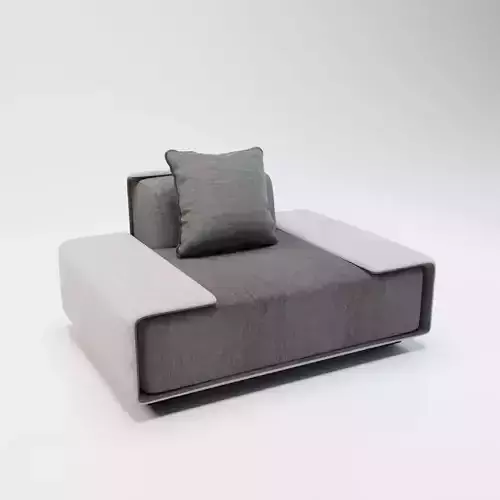 45 - Brynn - Grey Fabric Armchair