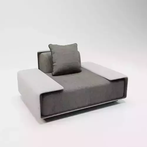 43 - Brynn - Grey - Fabric Armchair