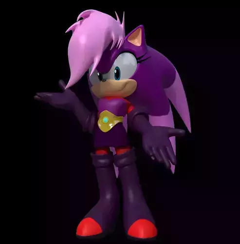 Sonia Hedgehog  3D model