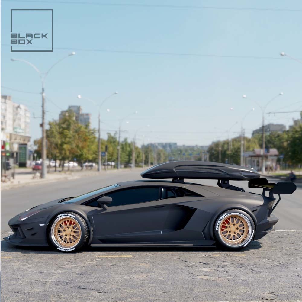 Ski box for Diecast and RC - Roof box 1-24 and 1-64 3D print model_8